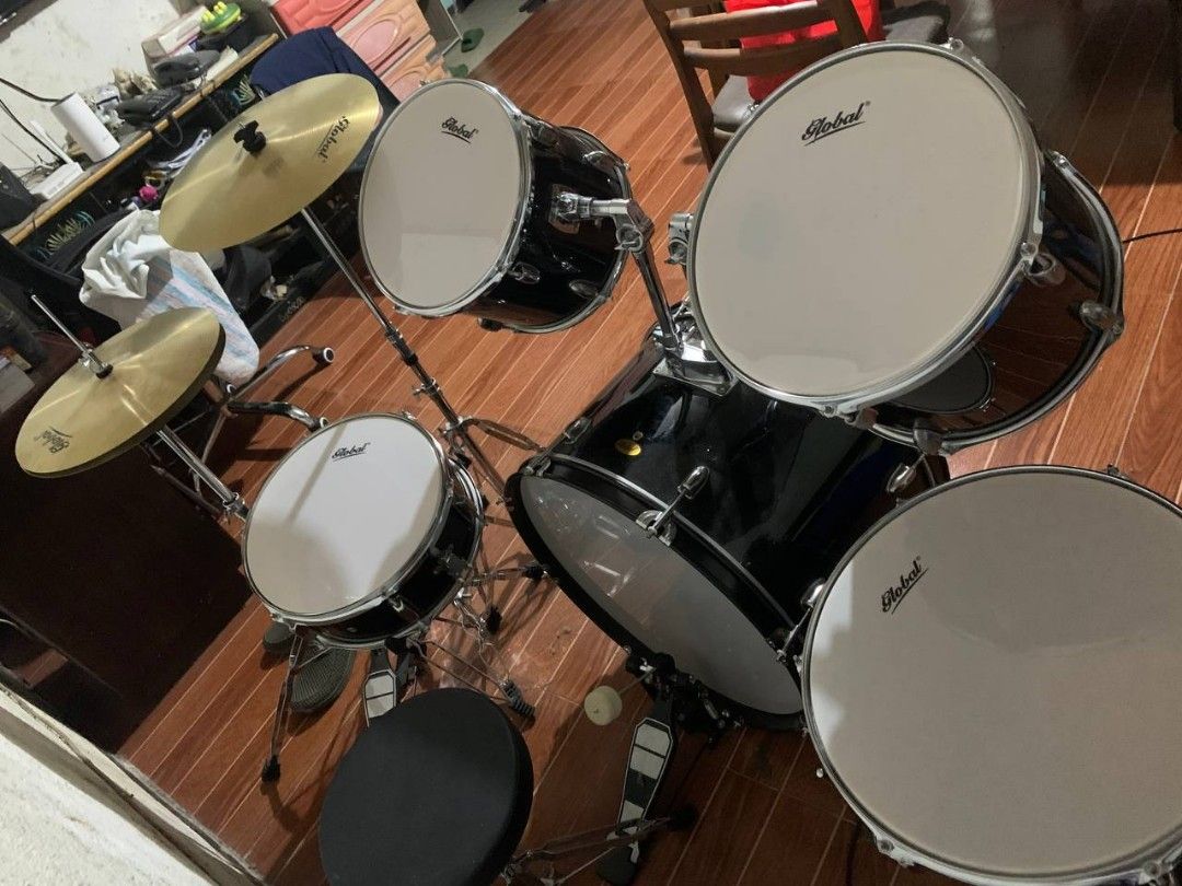 Global Drum Set, Hobbies & Toys, Music & Media, Musical Instruments on