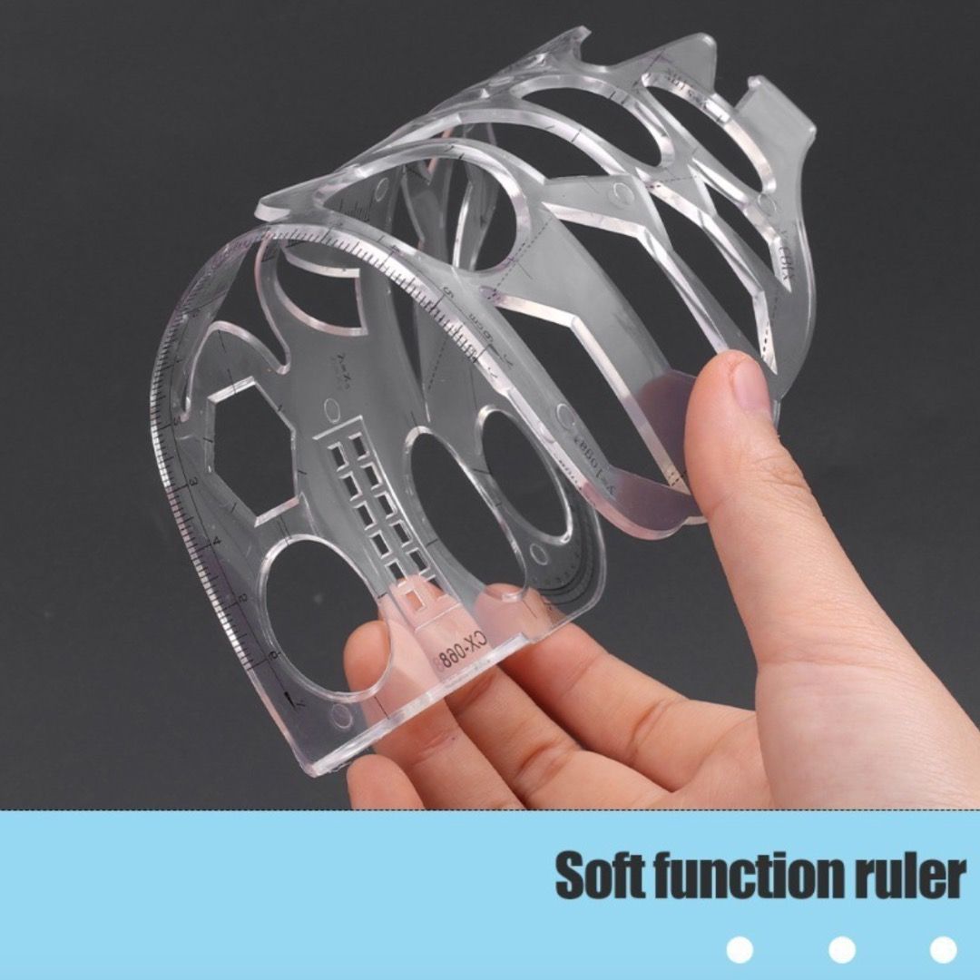 Graphical Polygon Shape Template Ruler Soft Function, Hobbies & Toys ...