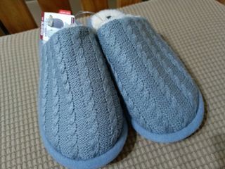 Gray and Brown Slippers from S. Korea