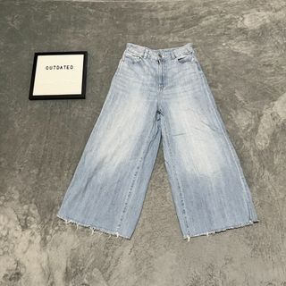 GU Jeans Soft Denim WIde Pants Size 27 [OUTDATED]