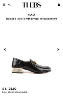Gucci Loafers with Crystals EUR 36