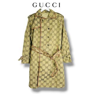 Gucci Monogram Trench Coat