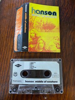 hanson - middle of nowhere - Original Philippine Music Album CASSETTE Tape - USED