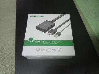 HDMI with USB to DP Display Port Converter UGREEN
