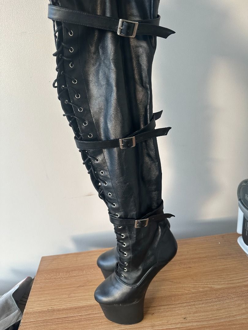 Heelless Boots size 41 Women s Fashion Footwear Boots on Carousell