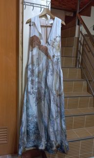 H&M Conscious Collection Long Silk Dress