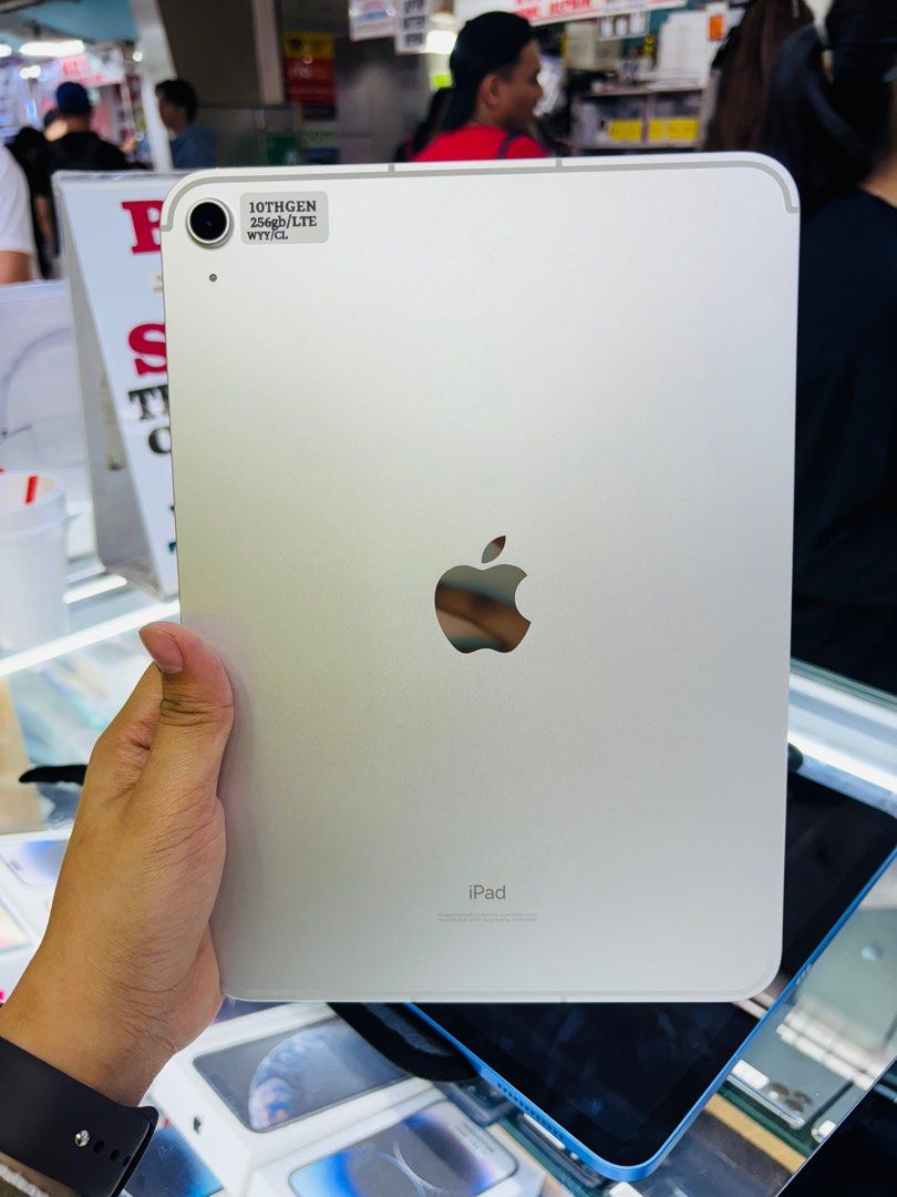 iPad 10th Gen 256GB Cellular No Issue Secondhand (Category: iPad) located in Pasig City. Submitted by FarAndRayShop (Listing ID 1301693192, Image 1). Description: OPEN FOR SWAP/SELLING/BUYING (RFS: Buy and Sell) Price: 34,499 iPad 10th Gen 256GB •CELLULAR •NO HIDDEN ISSUES •TEST TO SAWA •Authentic Phone COD Metro Manila ( Sf will be shoulder by customer ) Payment First Outside Metro Manila | Pick-Up @ My physical store in Greenhills Shopping Cent