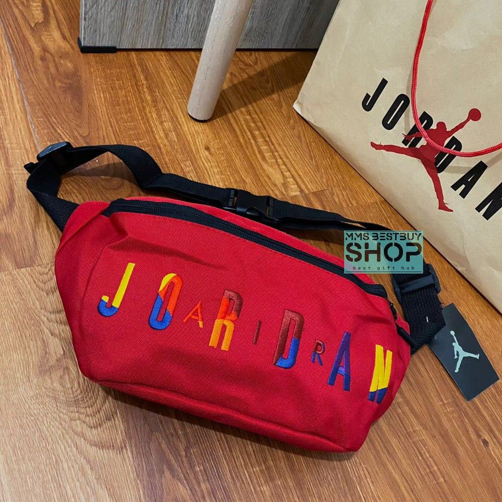 Air jordan rainbow waist bag hotsell