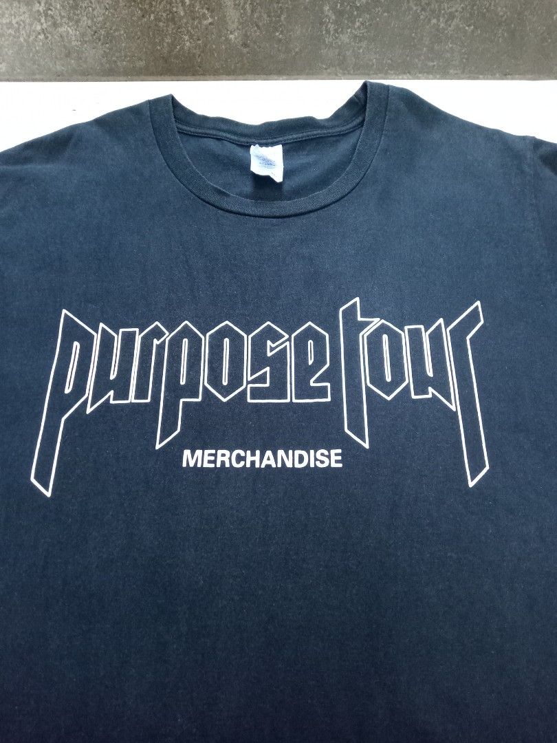 Justin Bieber Purpose Tour shirt (Category: Tshirts & Polo Shirts ) located in Tuguegarao City. Submitted by nibordelac60216 (Listing ID 1301668539, Image 3). Description: Width- 19 Length- 29.5 Excellent condition Color rate: 9.5/10 No issue.