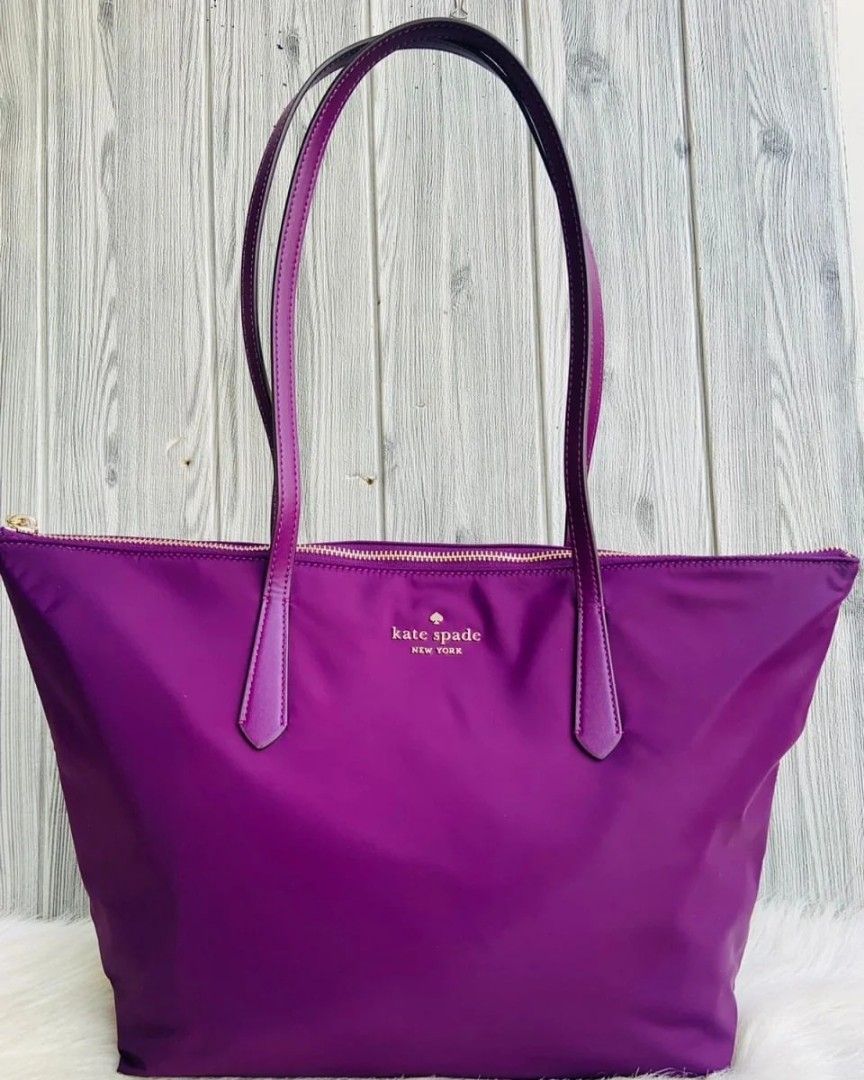 Kate spade plum tote best sale