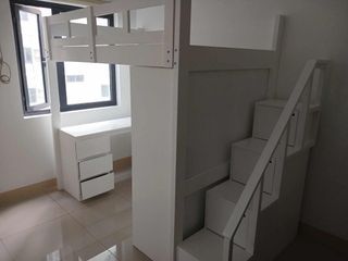 Loft Bed with Study Area and Closet (Semi-Double)