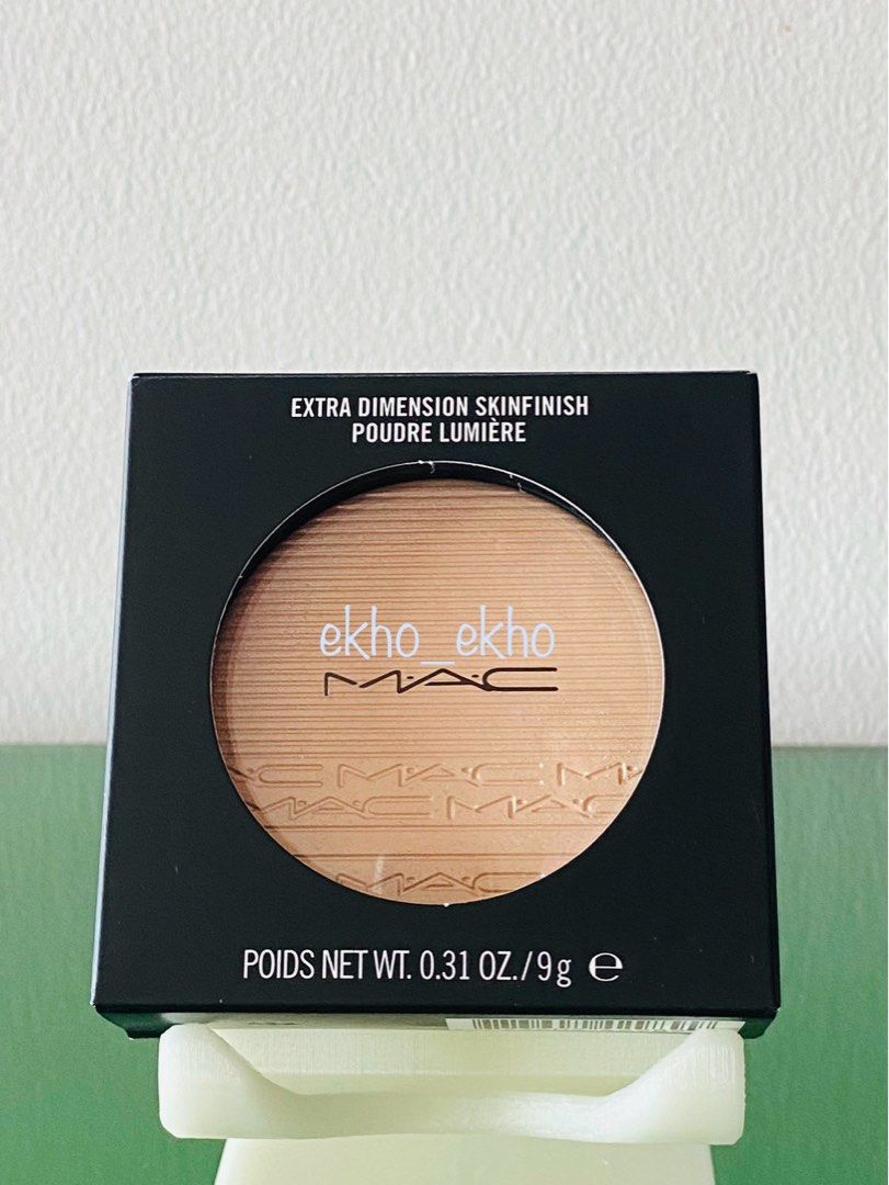 MAC Extra Dimension Skinfinish Highlighter (Double Gleam) (Category: Makeup) located in Mandaluyong City. Submitted by ekho_ekho (Listing ID 1301835583, Image 1). Description: brand new in packaging ——- No rush shipping. Same day delivery (Grab/Lalamove etc) okay but give a day’s notice. No low-ballers. Prices already lower than retail..