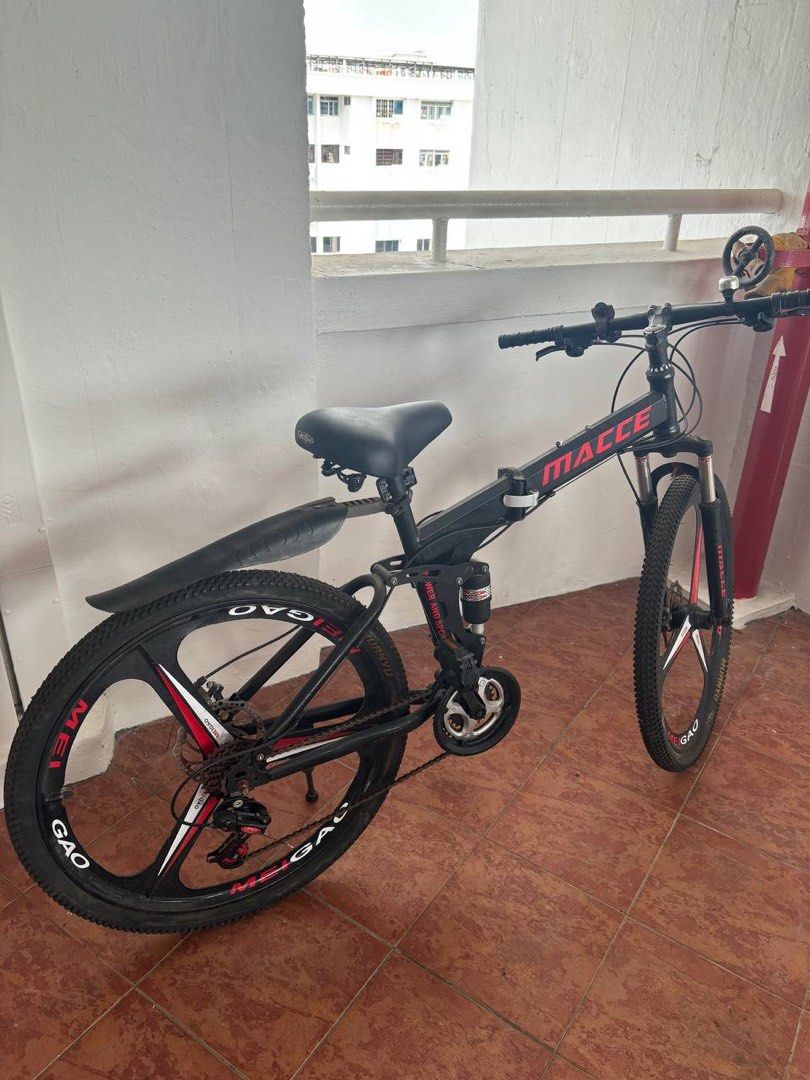 Macce Foldable bike Sports Equipment Bicycles Parts Bicycles on Carousell
