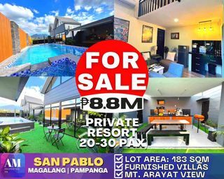 📍Magalang, Pampanga  FOR SALE - Private Resort (newly-built)