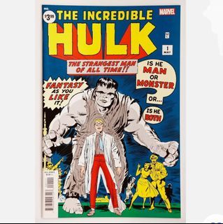 Marvel Comics THE INCREDIBLE HULK #1 Facsimile Edition (Hulk's First Appearance) comic book