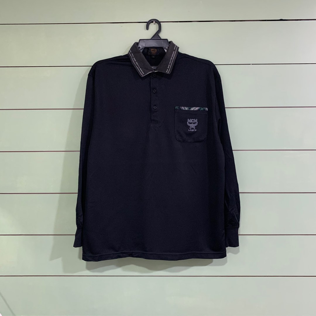 MCM long sleeve collar shirt