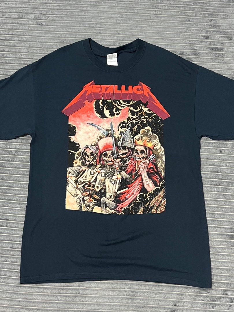 Metallica Live in Malaysia 2013 T shirt Men s Fashion Tops Sets Tshirts Polo Shirts on Carousell