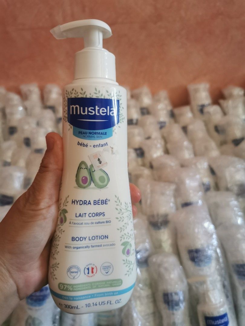 Mustela Lotion (Category: Bathtub & Bath Accessories) located in Gapan. Submitted by mikayla_ann0803 (Listing ID 1301855181, Image 1). Description: Mustela hydrabebe lotion 300ml Fresh from abroad. Place your order now!.