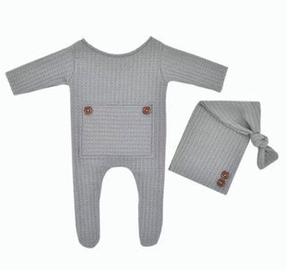 Newborn Knitted Jumpsuit
