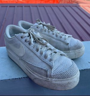 Nike White Platform Shoes (US 6)