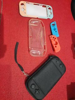Nintendo switch lite  case and jellycase