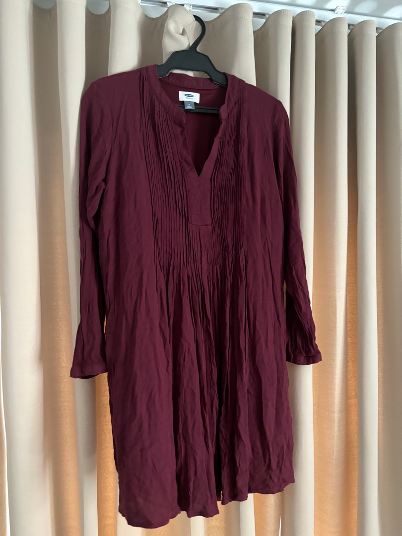 Old navy maroon dress clearance