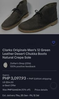 Orig CLARKS chukka boots