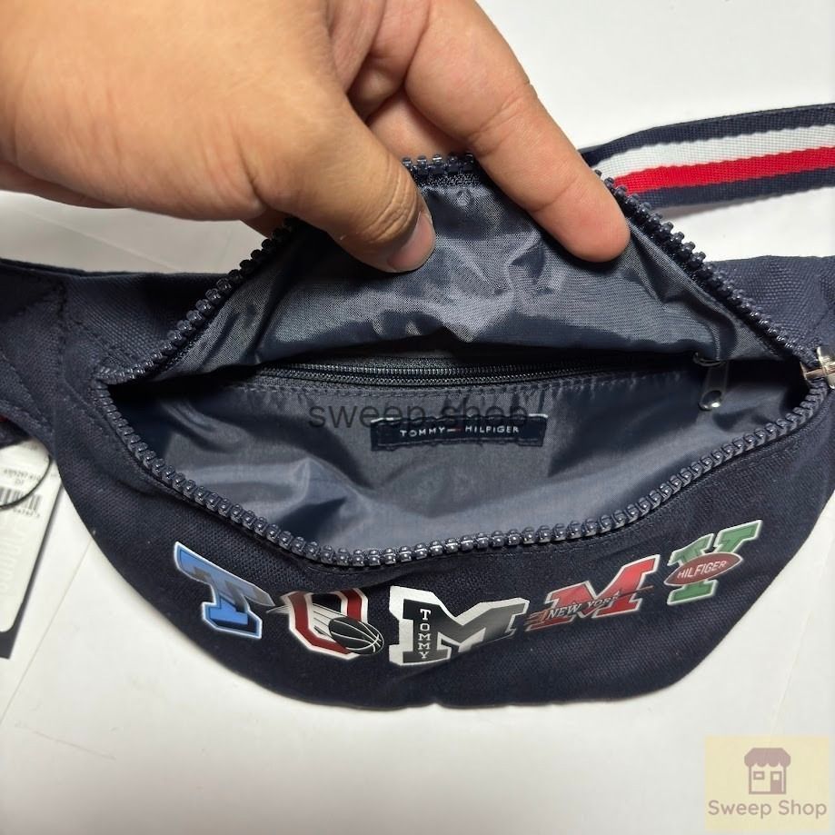 Original TH Canvas Fanny Pack Belt Bag Waist Bag Chest Bag Men s Fashion Bags Belt bags Clutches and Pouches on Carousell