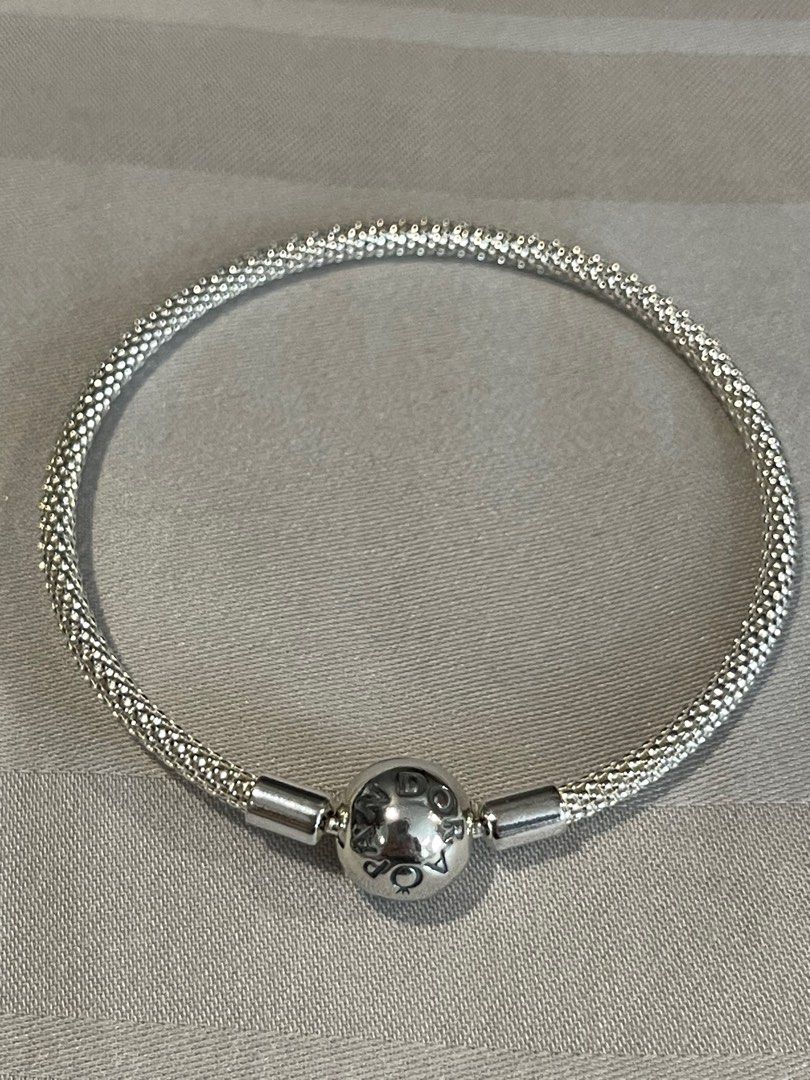 Pandora Moments Mesh Bracelet Women s Fashion Jewelry Organisers Bracelets on Carousell