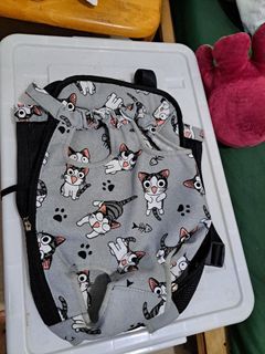 Pet carrier backpack bag for dog or cat