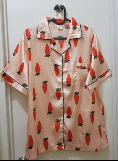 Pink carrot pajama set