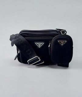 Prada Nylon Crossbody Camera Bag