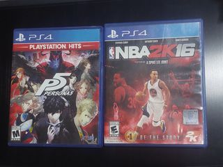 PRELOVED PS4 PERSONA 5, NBA2K16