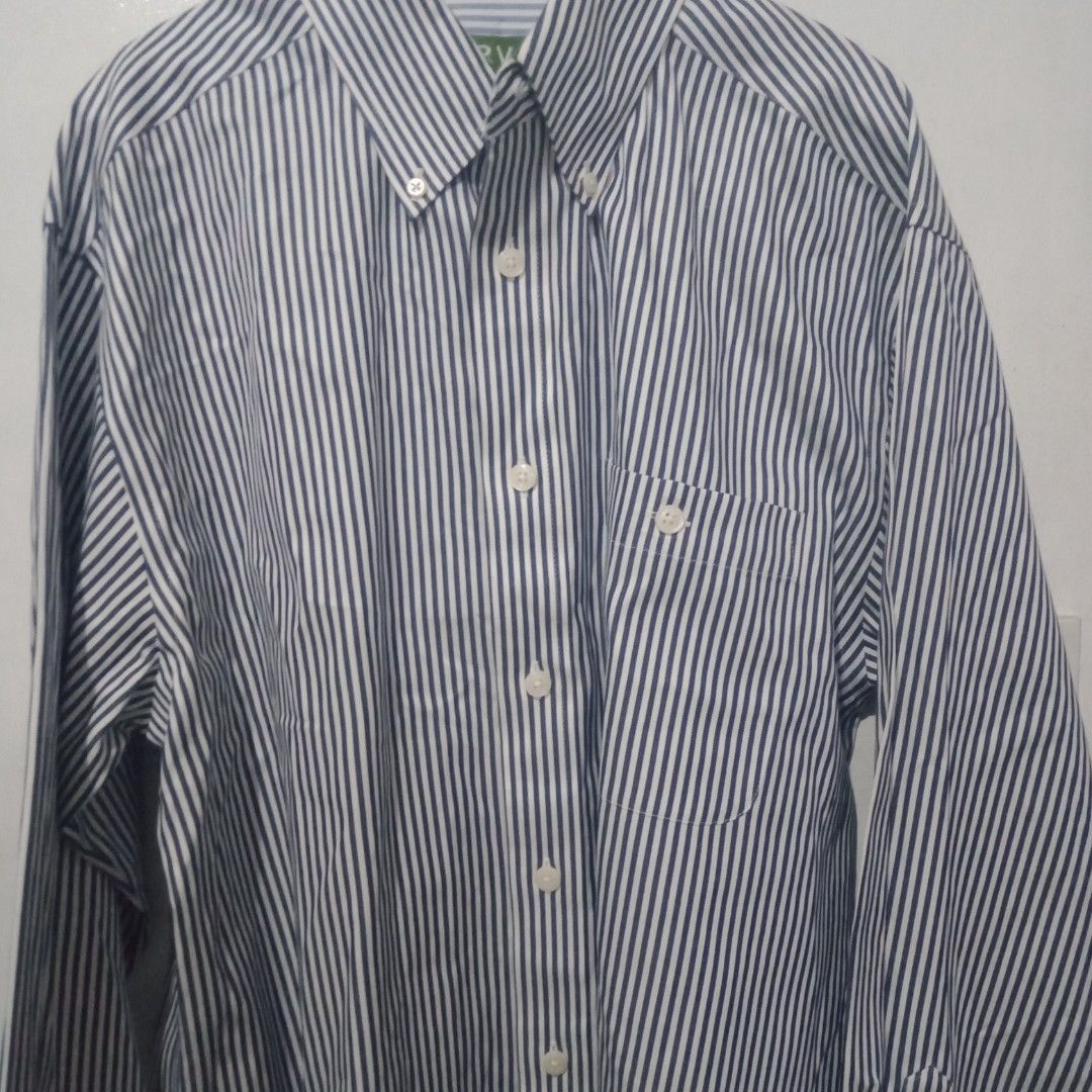Preppy longsleeves stripes oversized polo (Category: Longsleeves) located in Quezon City. Submitted by plus4lessshop (Listing ID 1301853674, Image 2). Description: Very nice fabric and best fits to medium to large frames.