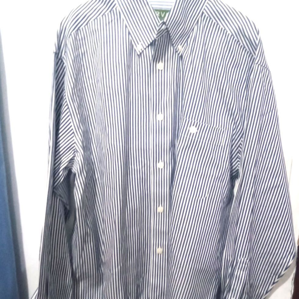 Preppy longsleeves stripes oversized polo (Category: Longsleeves) located in Quezon City. Submitted by plus4lessshop (Listing ID 1301853674, Image 1). Description: Very nice fabric and best fits to medium to large frames.