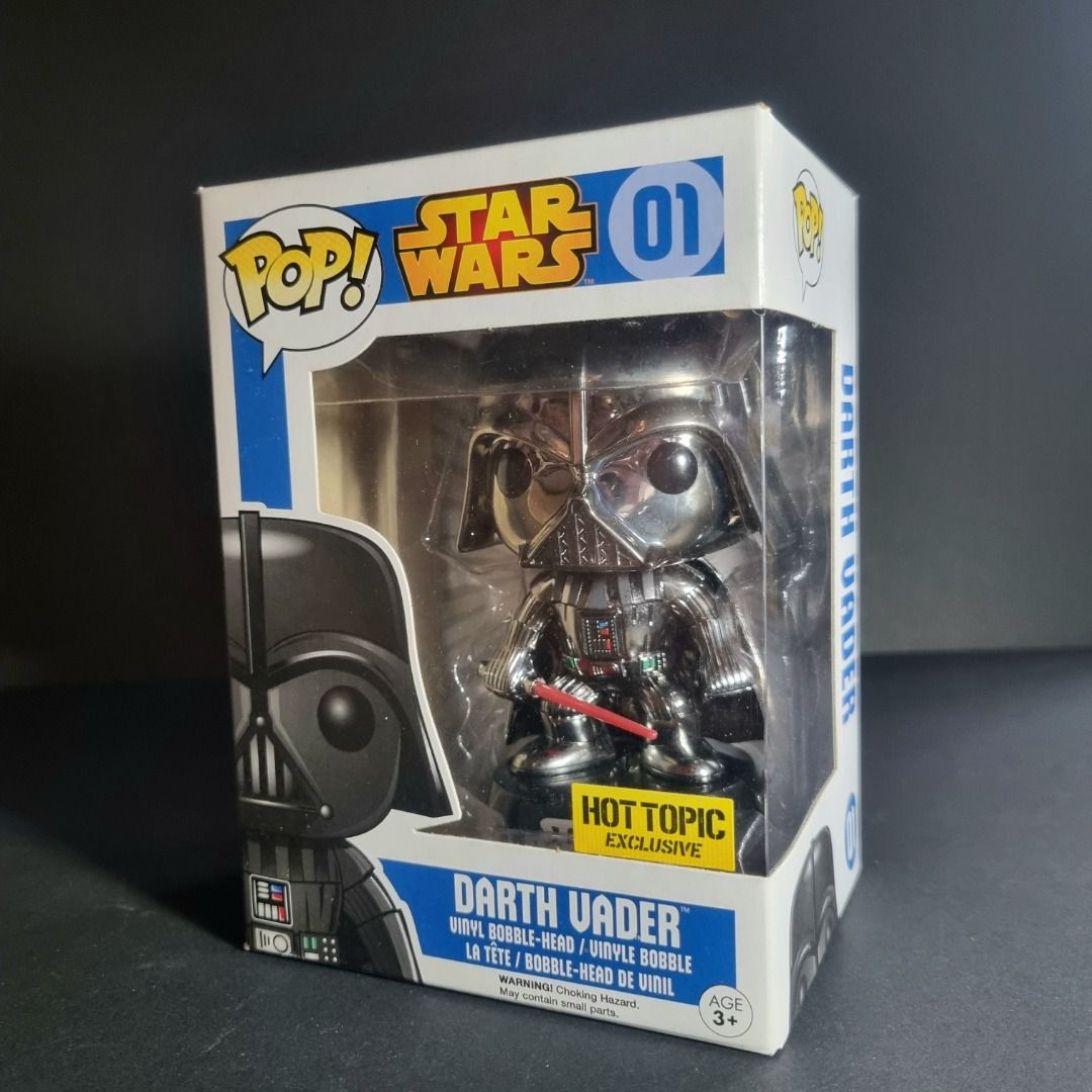 Funko Pop Star Wars - Dark Vador 01 Blue Box Chrome - Édition Spéciale - Occasion