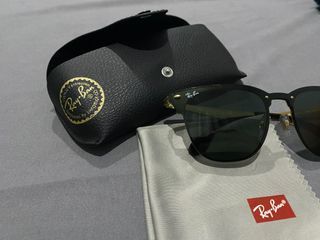 Ray Ban Blaze Clubmaster in Gold and Green