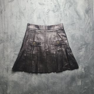 Sandro Leather Skirt
