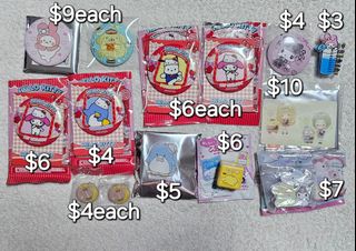 Sanrio x Shugo Chara Limited Edition Official Badges and Cards, Hobbies ...