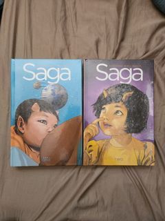 sealed SAGA Image Comics Book 1 & 2 Brian Vaughan Hardbound