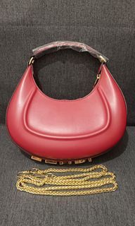 Shoulder bag for women two-way hard leather