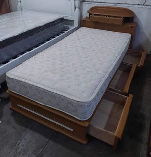SINGLE BED SET WITH DRAWERS