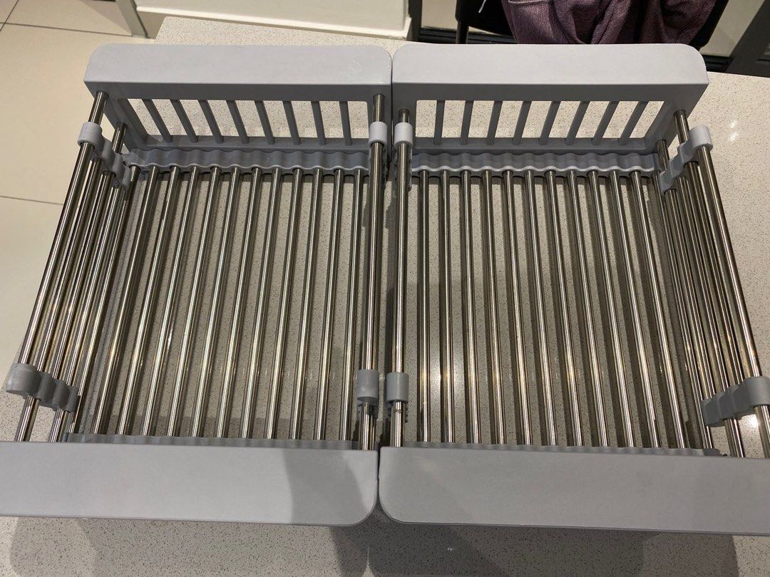 Sink adjustable drying rack , Furniture & Home Living, Bathroom ...