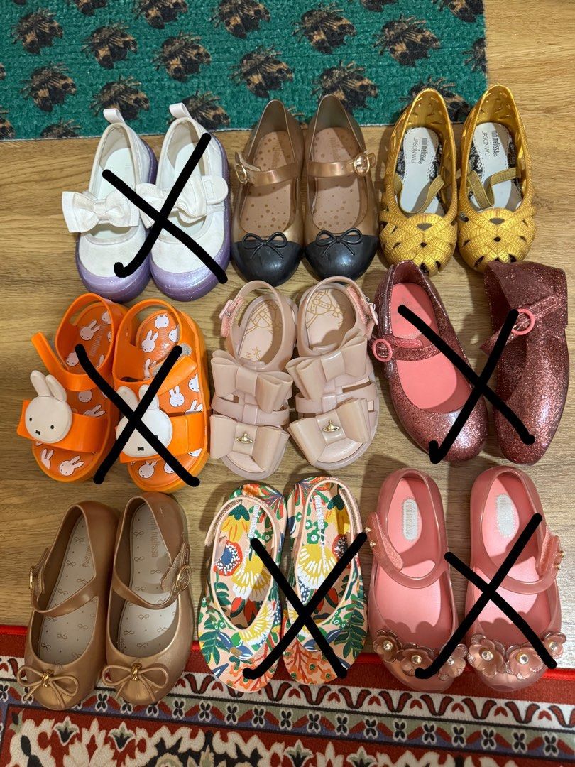 Size 8 9 mini melissa jelly shoes
