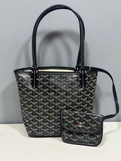 Small Goyard tote bag with pouch