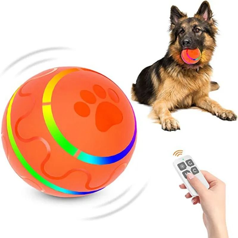 Smart Electric Toy Ball with LED Flashing for Pets Interactive Chew Toys Remote Control USB Rechargeable Dogs and Cats Carousell