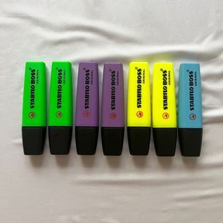 Stabilo Boss Highlighter Green, Violet, Yellow, Blue (sold per piece)