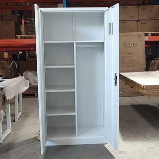 Steel wardrobe cabinet with key 8400 | open for bulk order