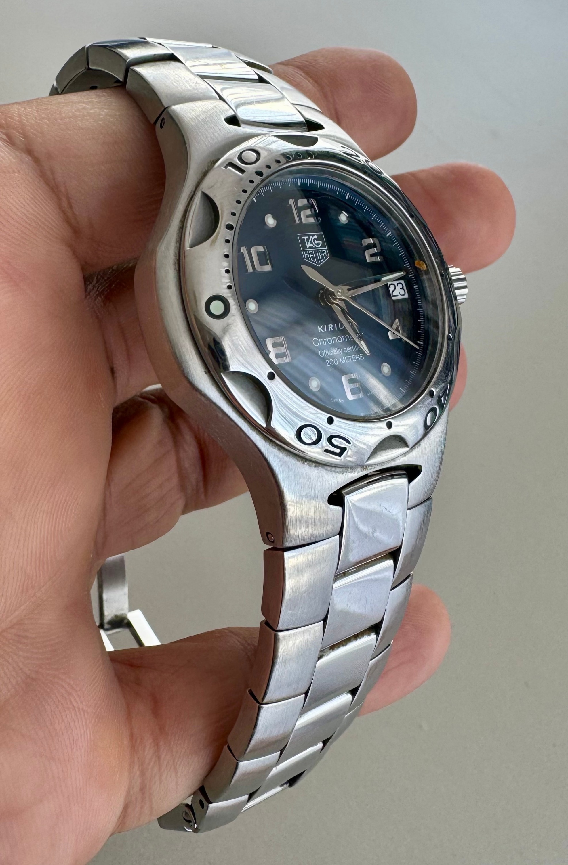 TAG Heuer Kirium WL111F Kirium Professional Blue Dial Men s Watch Luxury Watches on Carousell