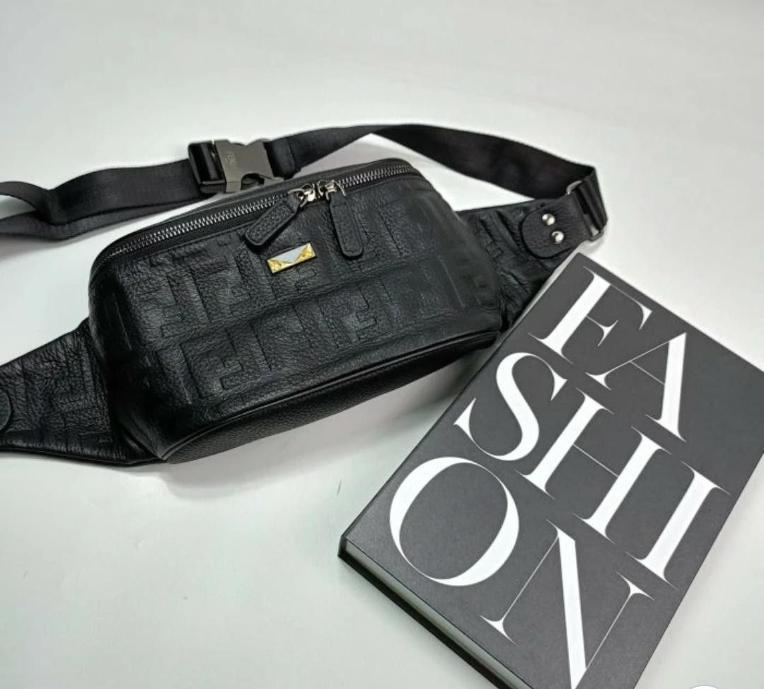 TAS FENDI SLINGBAG WAISTBAG MEN ORI IMPORT #FENDI FD1, Fesyen Pria
